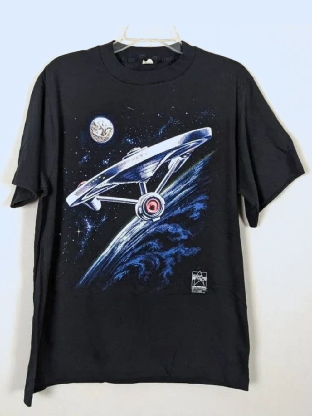 Vintage Star Trek 1991 Paramount Pictures 25th Anniversary graphic Tshirt size L